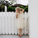 Confetti Kidz | Ribbed Tulle Dress - Summer Daisies