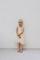 Confetti Kidz | Ribbed Tulle Dress - Summer Daisies