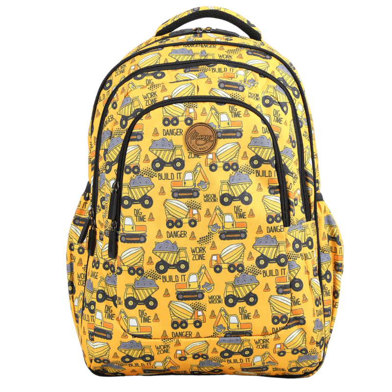 ALiMASY | Construction Large School Backpack