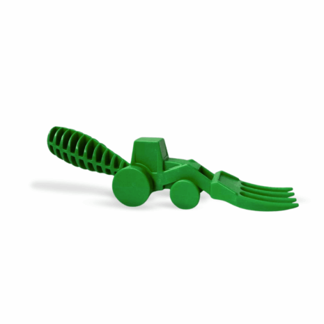 Constructive Eating |  Eating Tractor Cutlery Set 2pc – Green