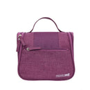 3 Compartment Toiletry Bag - Purple