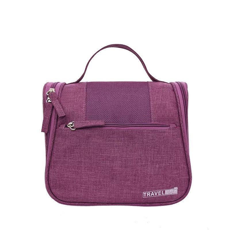 3 Compartment Toiletry Bag - Purple