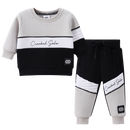 Cracked Soda | Baby Boys Havan Crew Tracksuit - Oat