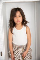 Cracked Soda | Essential Ribbed Tank-White