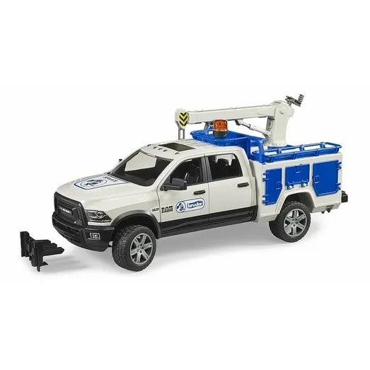 BRUDER | RAM 2500 Service Truck w Roatating Light