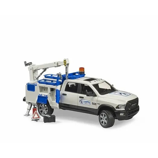 BRUDER | RAM 2500 Service Truck w Roatating Light