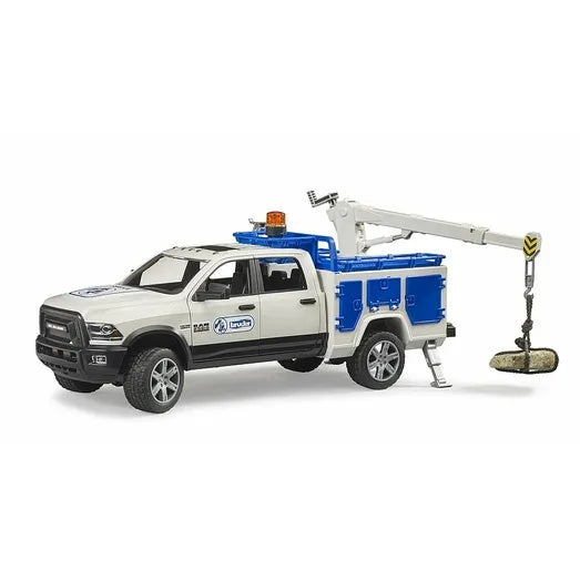 BRUDER | RAM 2500 Service Truck w Roatating Light