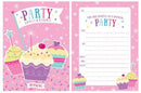 Artwrap | Cupcake Party Birthday Invitations 20pk