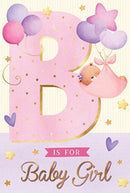 Deluxe Card | B is for Baby Girl