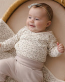 Quincy Mae | Swaddle Floret - Ivory