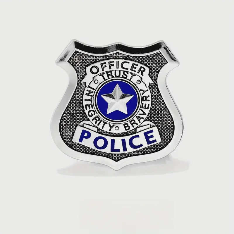 Police Bravery Badge - Silver