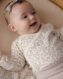Quincy Mae | Side Snap Bodysuit + Pant Set - Floret