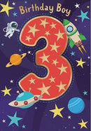 Birthday Boy 3- Deluxe Birthday Card