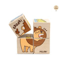 Milan Wooden Educational Wild Safari Cube Puzzle