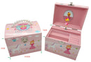 Musical Jewellery Box with Pearl Handle-Princess & Unicorn