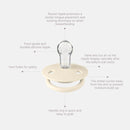 Bibs Pacifier | De Lux Round -Assort