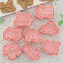 8pcs Vehicles Cookie Cutter Set
