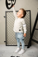 Cracked Soda CS Detailed Pocket Jeans Blue Denim