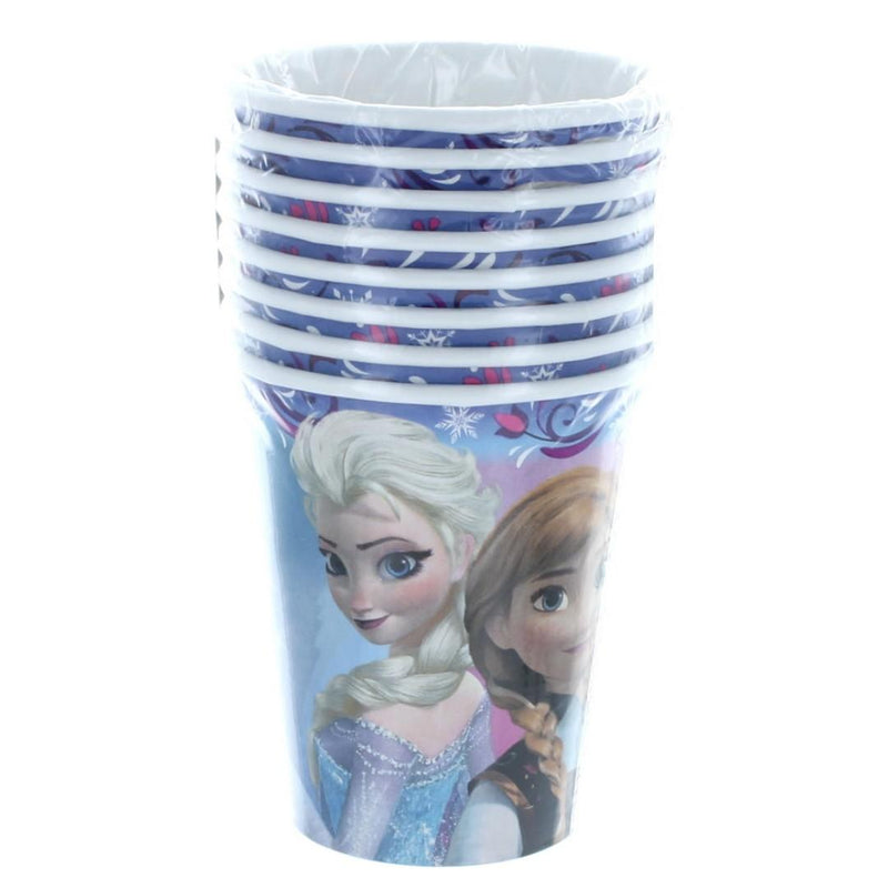 8 Disney Frozen 9oz Paper Cups