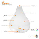 Cool Mist Humidifier + Aroma Diffuser - White