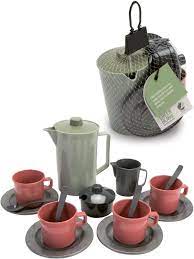 Dantoy | Coffee Set In Net - 4 People - Recycling