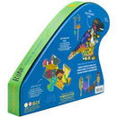 Floss & Rock | 40 Pc Shaped Jigsaw Puzzle Dinosaur