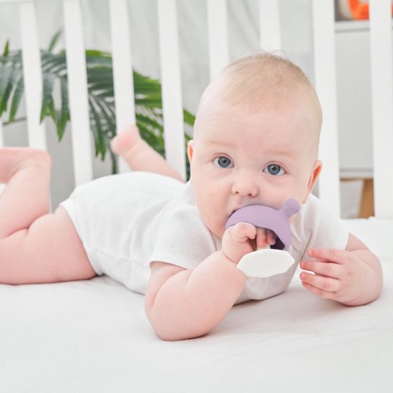 Mombella | Mushroom Teether - Lavender