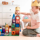 CONNETIX Magnetic Tiles 92 Piece Rainbow Ball Run Pack