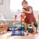 CONNETIX Magnetic Tiles 92 Piece Rainbow Ball Run Pack
