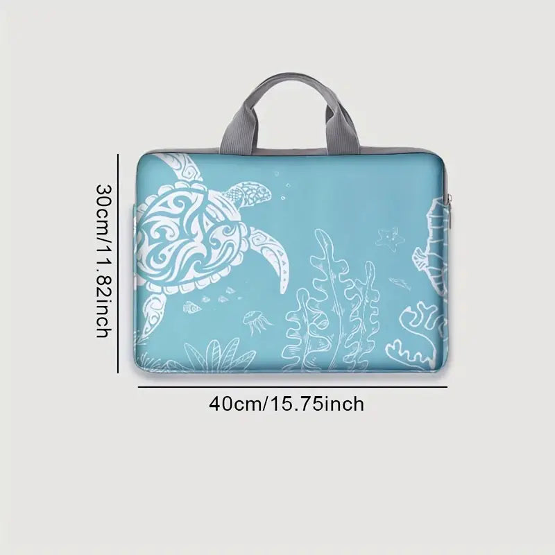 Sea Turtle Printed Notebook laptop Computer Bag 15-16 inch