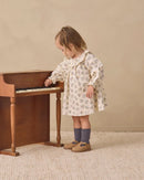 Quincy Mae | Long Sleeve Isla Dress French Floral - Natural