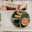 Ash and Co | Silicone Three Section Suction Plate - Asstd Colours