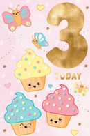 Elegance  Birthday card | 3 Today