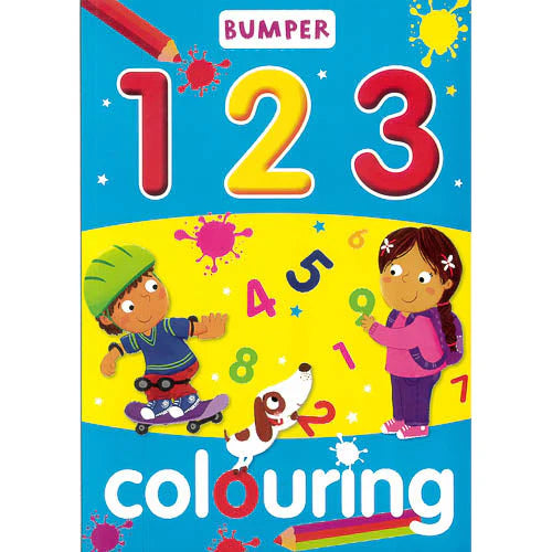 Bumper 123 Colouring Book