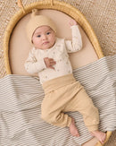 Quincy Mae | Side Snap Bodysuit + Pant Set - Pears