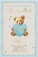 On the Birth  of Your Baby Boy Card