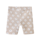 Cracked Soda | Ellie Embossed Shorts - Beige Print