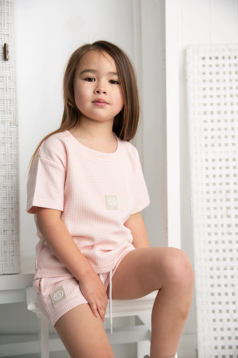 Cracked Soda | Emma Waffle Short-Pink