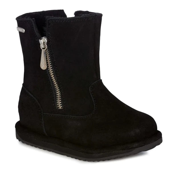 EMU - Kids - Arden WATERPROOF - Black sheepskin boots