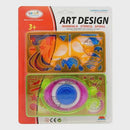 Art Design Spiral Stencil Set