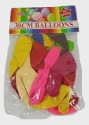 Birthday Balloons Multi colour - 20pce pack - 12" 2.8g
