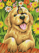 Diamond Arts Pixcture 5D Size: 20x 30cm - Puppy