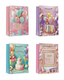 Happy Birthday Paper Gift bag size 18*23*10 - Assorted