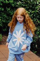 The Girl Club | Powder Blue Daisy Hood