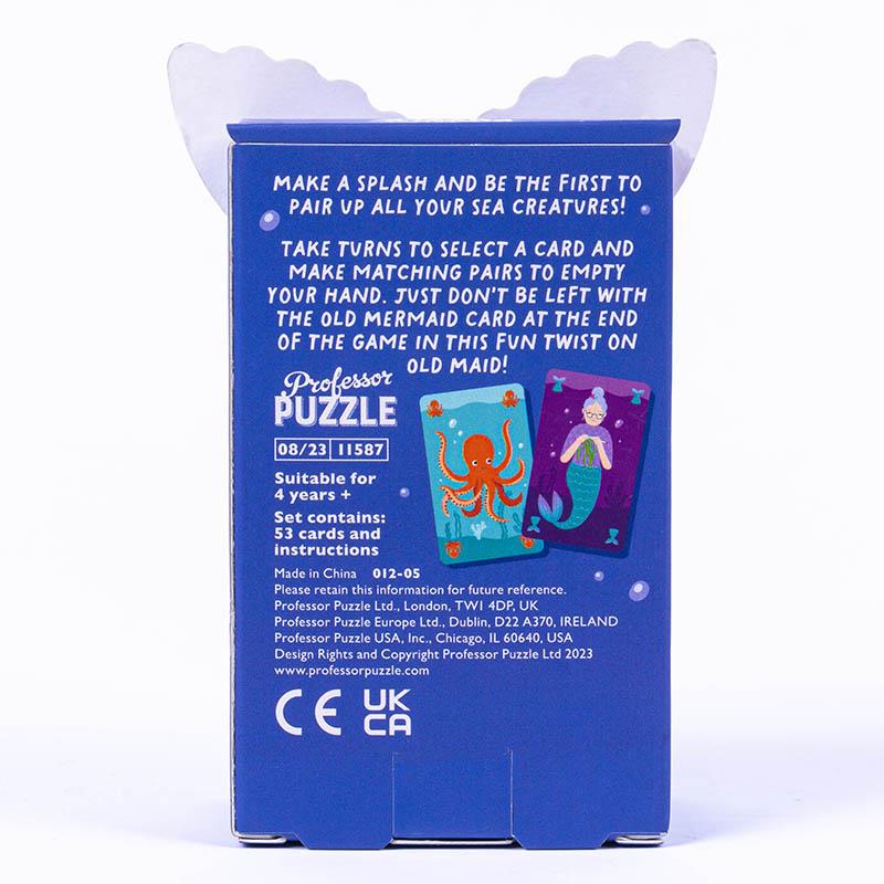 Professor Puzzle Old Mermaid Card Game