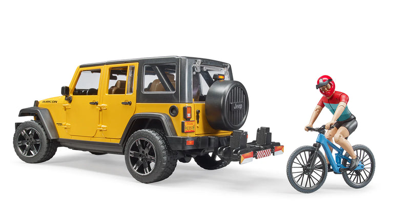 Bruder | Jeep Wrangler with Cyclist