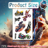 10pcs Watercolour Motorcross Temporary Tattoos