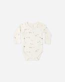 Quincy Mae | Side Snap Bodysuit- Farm