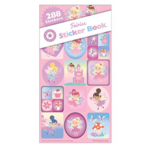 Fairies Sticker Book – 12 Sheets