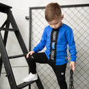 Cracked Soda | Harlan L/S Tee-Electric Blue